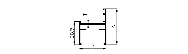 Aluminium extruded 34 series outer frame