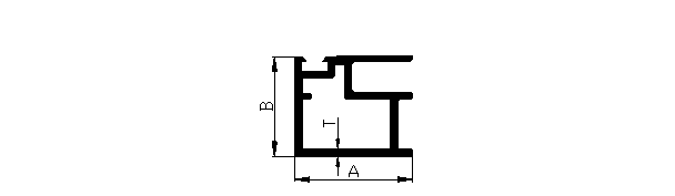 Aluminium extruded curtain wall