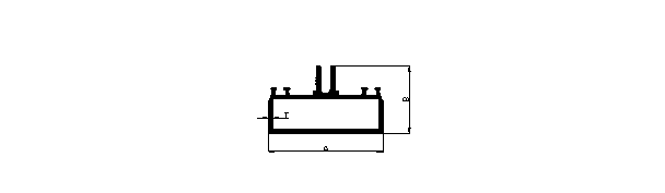 Aluminum extruded curtain wall