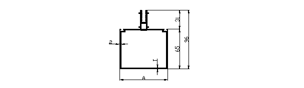 Aluminum extruded curtain wall