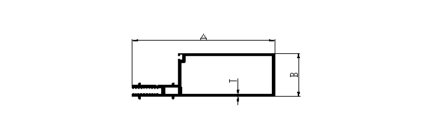 Aluminum extruded curtain wall