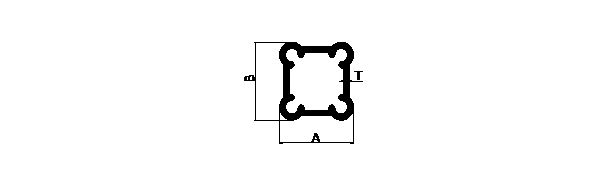 Aluminium extruded Display Section