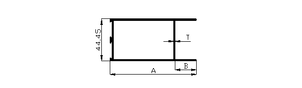 Aluminum extruded door bottom