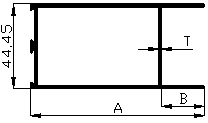 Aluminum extruded door bottom