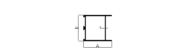 Aluminum extruded door top