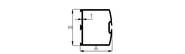 Aluminum extruded door vertical