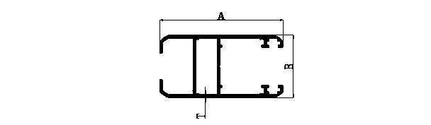 Aluminium extruded Euro