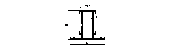 Aluminium extruded Euro