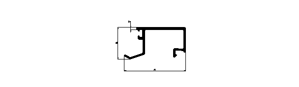 Aluminium extruded Euro