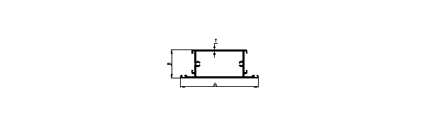 Aluminium extruded Euro