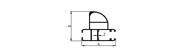 Aluminium extruded Euro