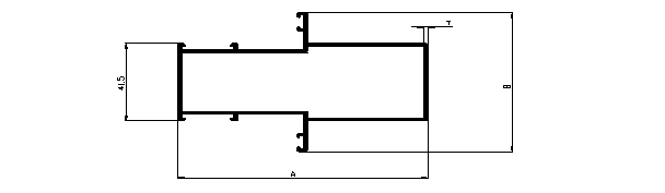 Aluminium extruded Euro