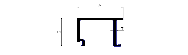 Aluminium extruded Euro