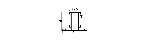 Aluminium extruded Euro