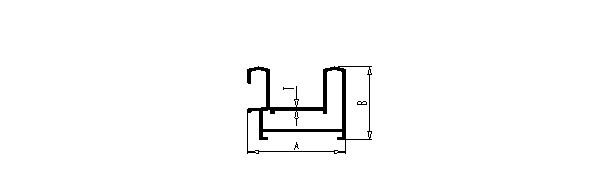 Aluminium extruded Euro