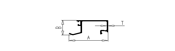 Aluminium extruded Euro