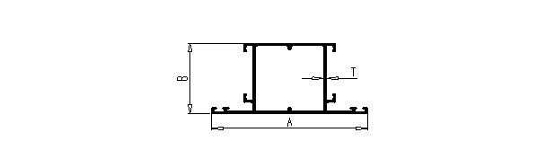 Aluminium extruded Euro