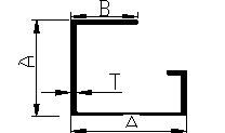 Aluminum extruded G Channel