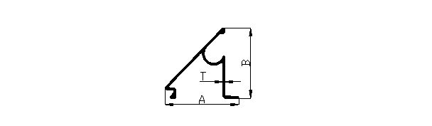 Aluminum extruded glazing clip