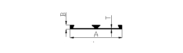 Aluminum extruded glazing plate