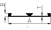 Aluminum extruded glazing plate