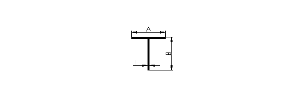 Aluminium extruded Plain Tee