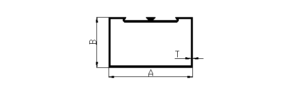 Aluminum extruded door single partition