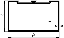 Aluminum extruded door single partition