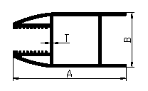 Aluminum extruded twinstyle door