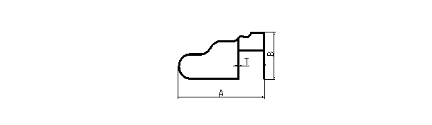 Aluminium extruded bus body part