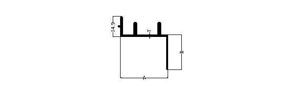 Aluminium extruded bus body part