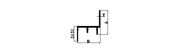 Aluminium extruded bus body part