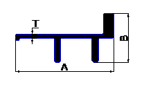 Aluminum extruded bus body F section