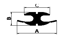 Aluminum extruded H Type Connector