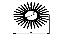 Aluminum extruded electrical heat sink