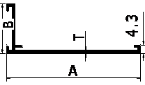 Aluminum extruded L Section