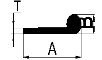 Aluminum extruded hinge ladder section