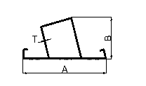 Aluminum extruded step edging ladder section