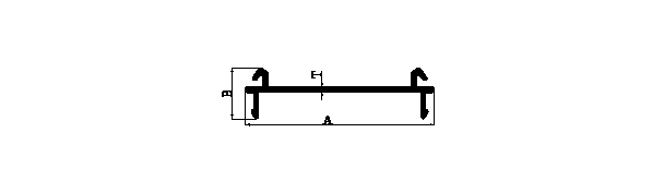 Aluminium extruded Lighting Section