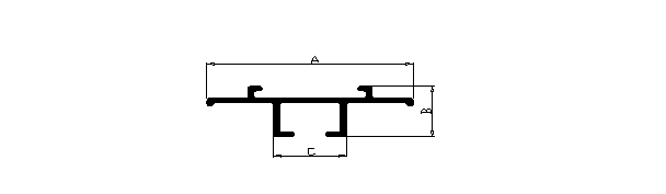 Aluminium extruded Lighting Section