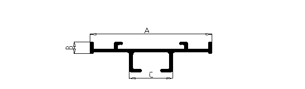 Aluminium extruded Lighting Section