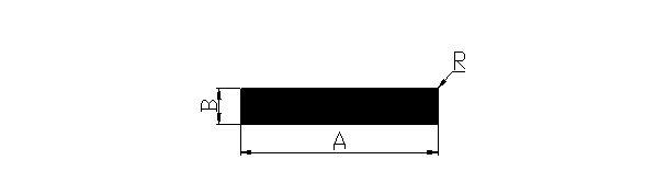 Aluminum extruded flat bar