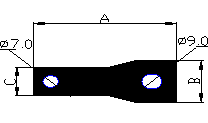 Aluminum extruded electrical transmission connector